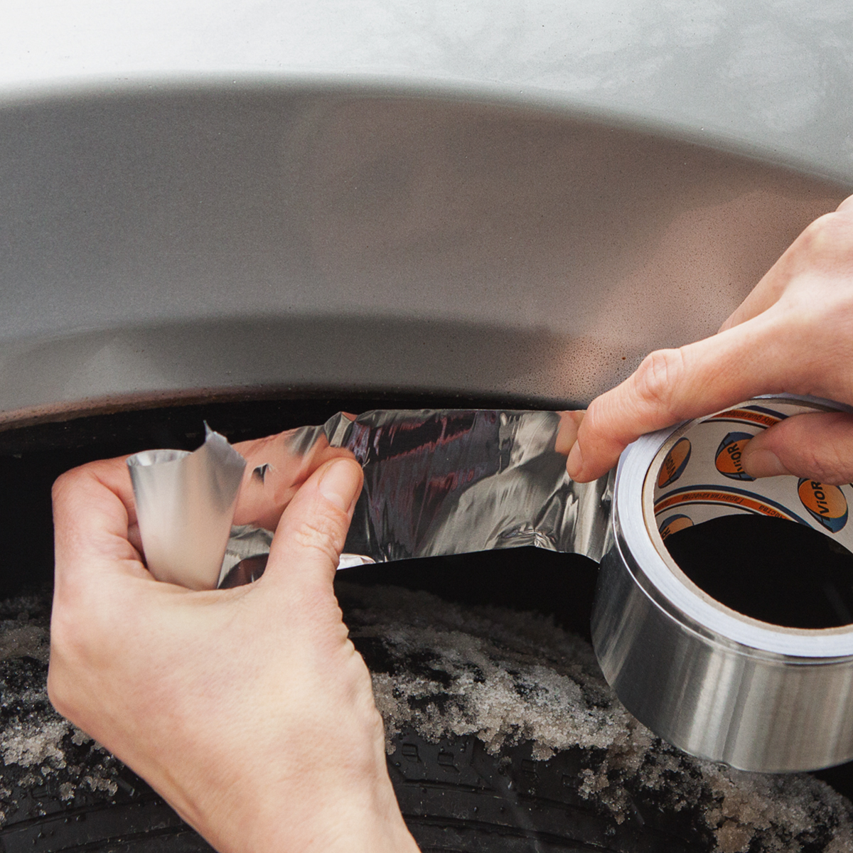 Алюминиевая клейкая лента, 50 мм х 10 м AVIORA, 302-196 - купить оптом ...